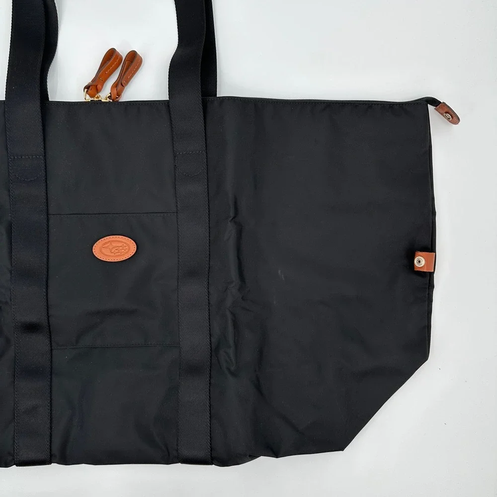 Brics X-Collection Folding Duffle‎ Bag Black Branded Subaru Nylon Weekend *READ*